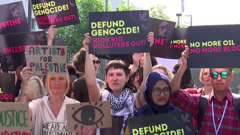 Greta Thunberg attends pro-Palestinian protest in Germany