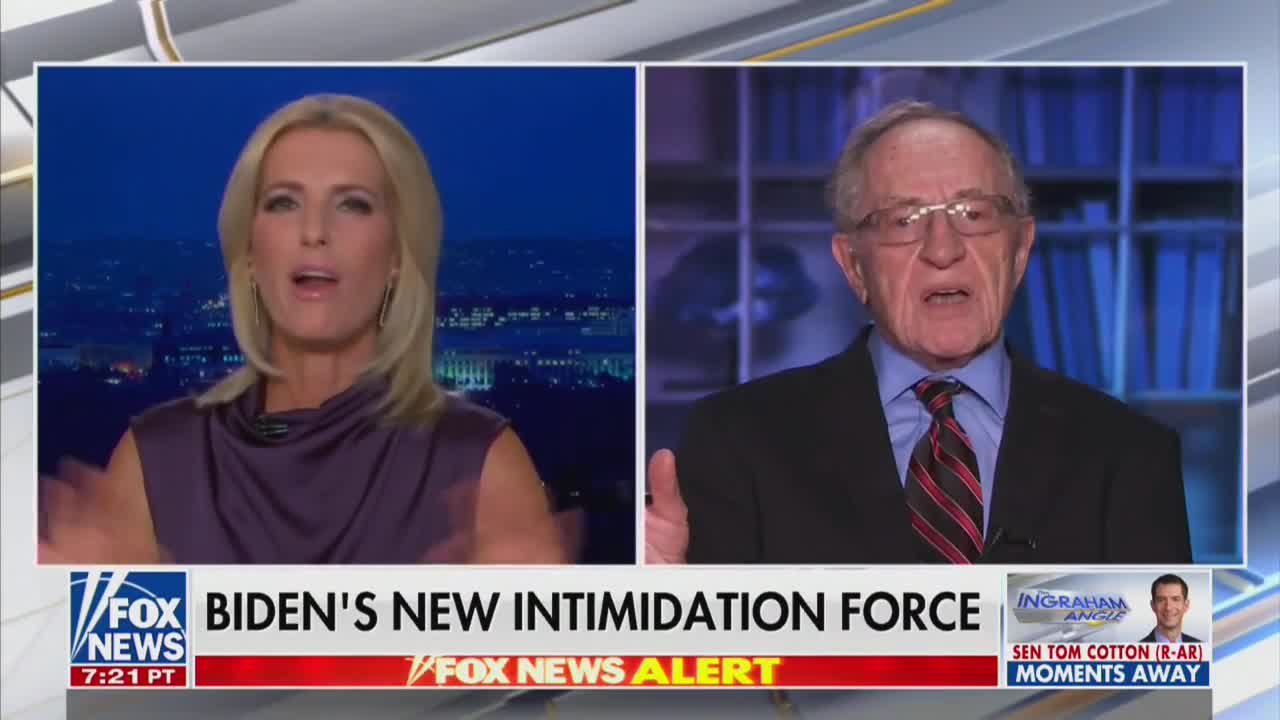 Laura Ingraham and Alan Dershowitz BATTLE Over Vaccine Mandates!