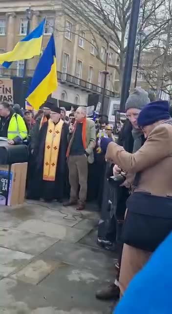 Anti Putin pro Ukraine demo in London