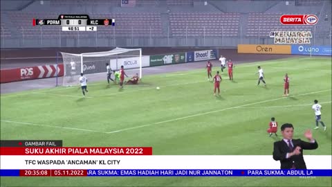 5 NOVEMBER 2022 BERITA PERDANA - SUKU AKHIR PIALA MALAYSIA 2022: TFC WASPADA 'ANCAMAN' KL CITY