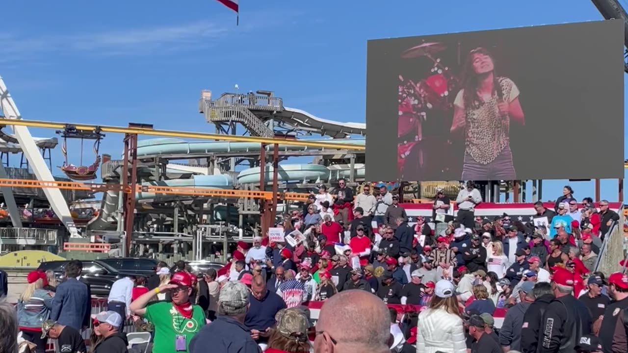 Trump Rally - Don’t Stop Believing - Wildwood 5/11/24