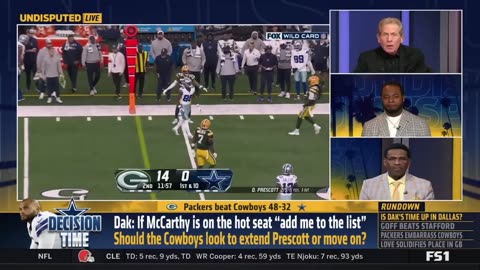 UNDISPUTED Skip Bayless reacts Dak insists HC Mike McCarthy should NOT be fired