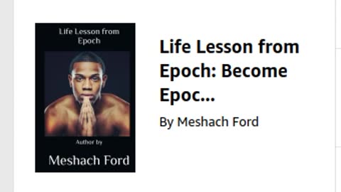 "Life Lesson from Epoch" - Checkout Description