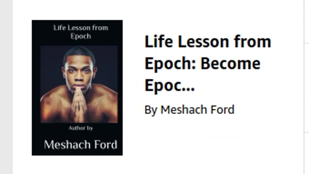 "Life Lesson from Epoch" - Checkout Description