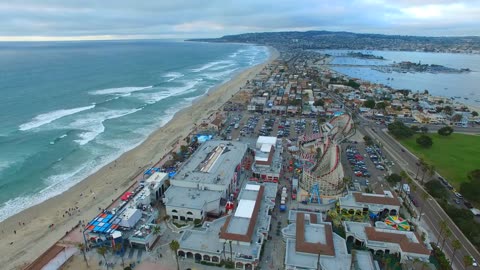 The Drone View on the ocean is amazing