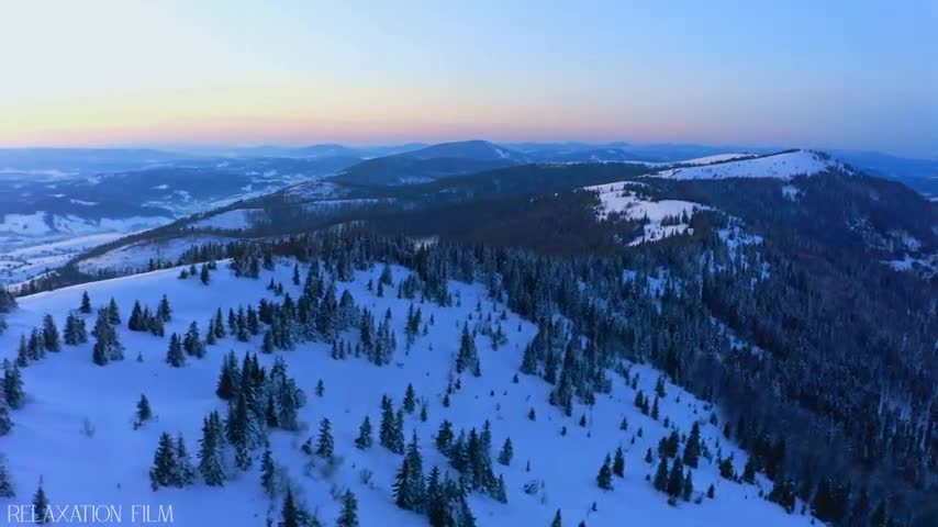 Snow Winter 4K Relaxation Film Meditation