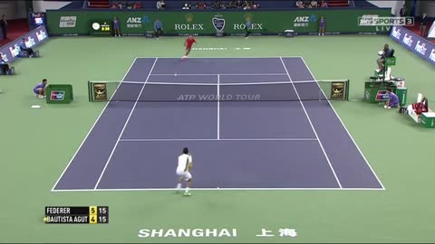 Federer - Bautista Agut | Shanghai 2014 R3