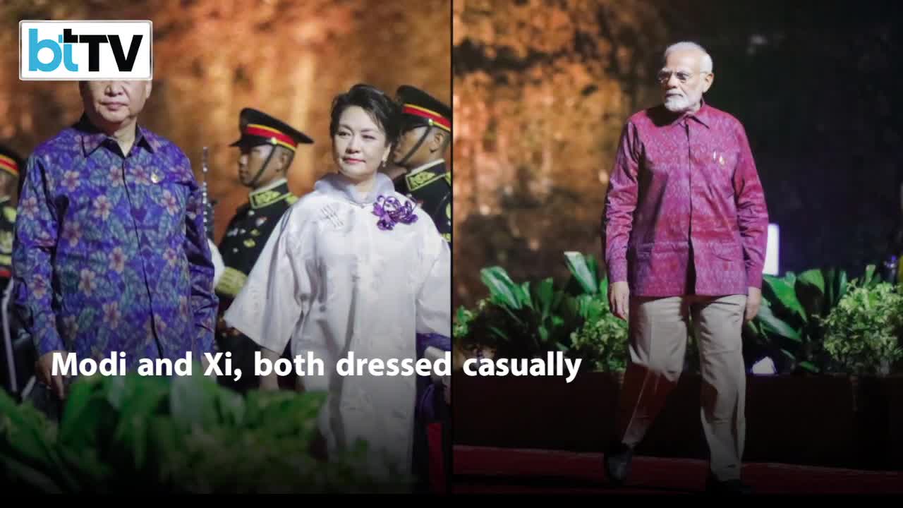 PM Modi Shakes Hands With Chinese President Xi Jinping At G20 Dinner