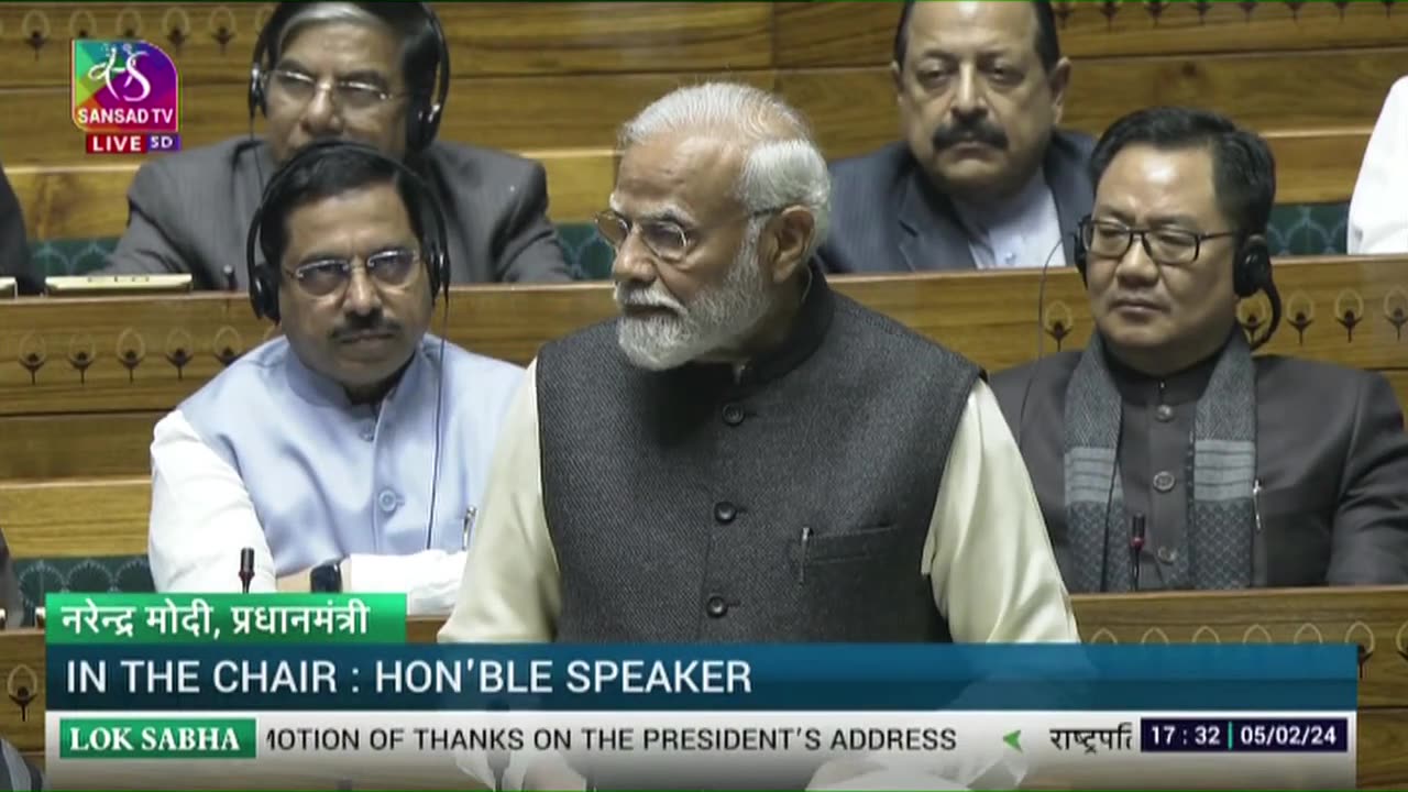 Pm Modi in Lok Sabha budget 2024