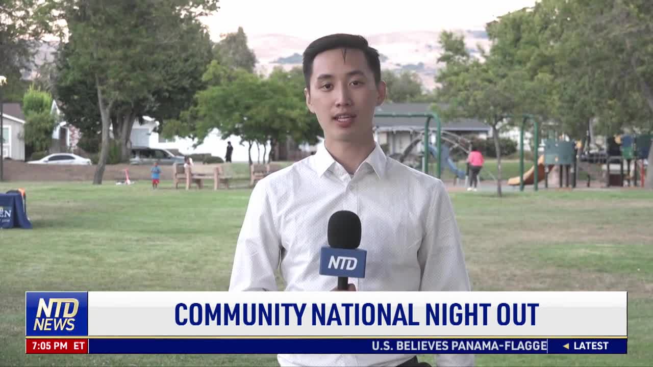 Hazmat Unit, Police Join Community National Night Out