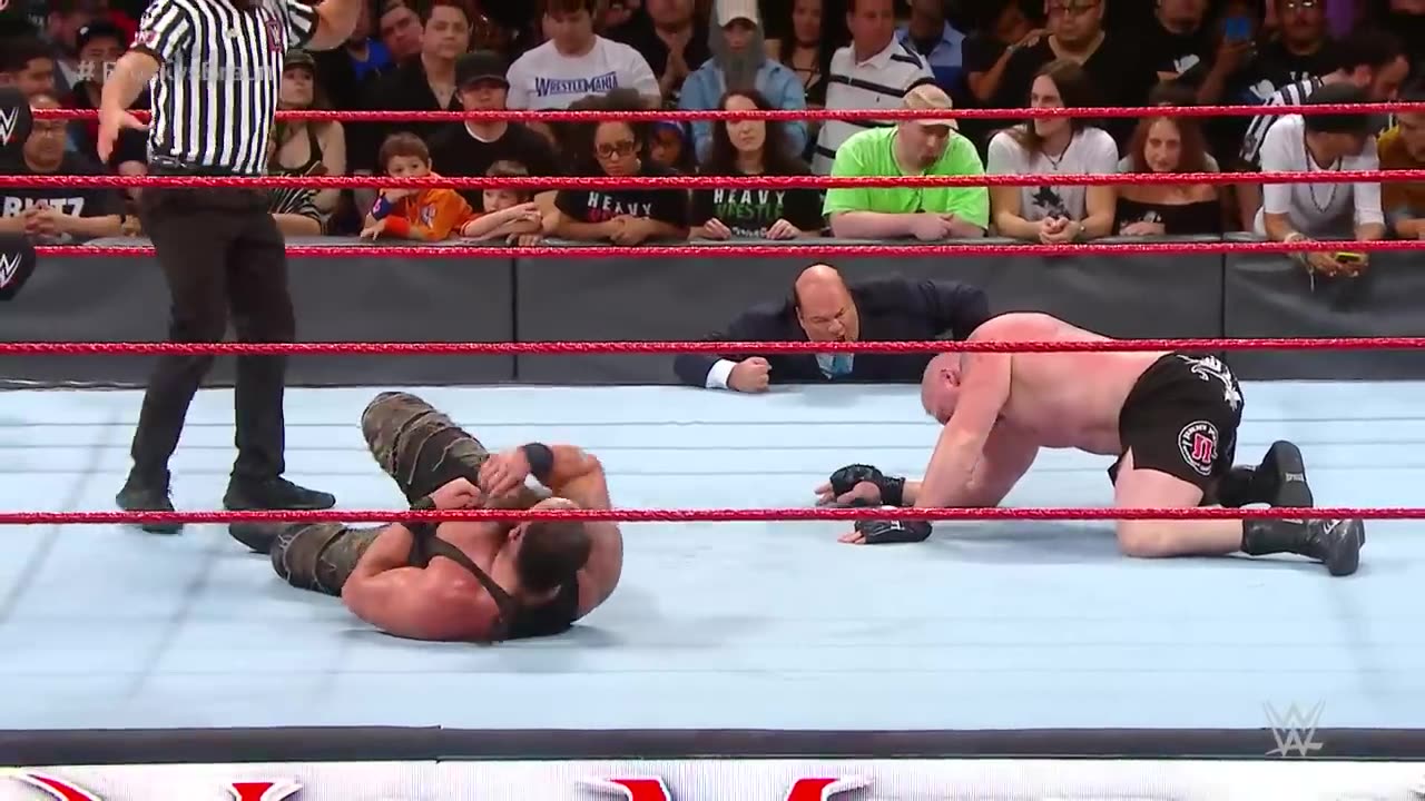 WWE.Brock lasner vs. Braun Strowman