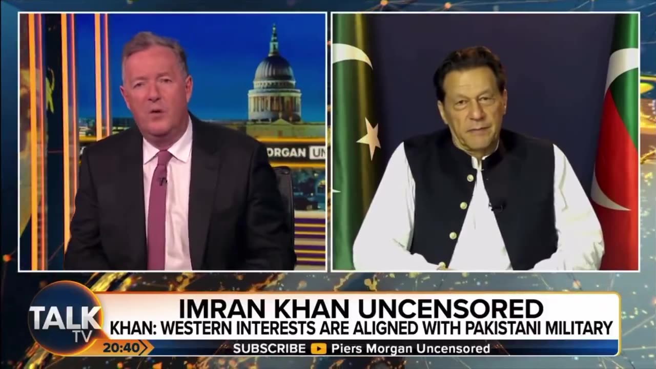 Imran Khan tells Piers Morgan he's "mentally prepared" to go to jail