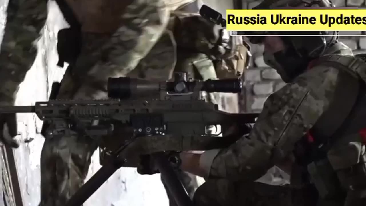 Russian sniper in Ukraine.