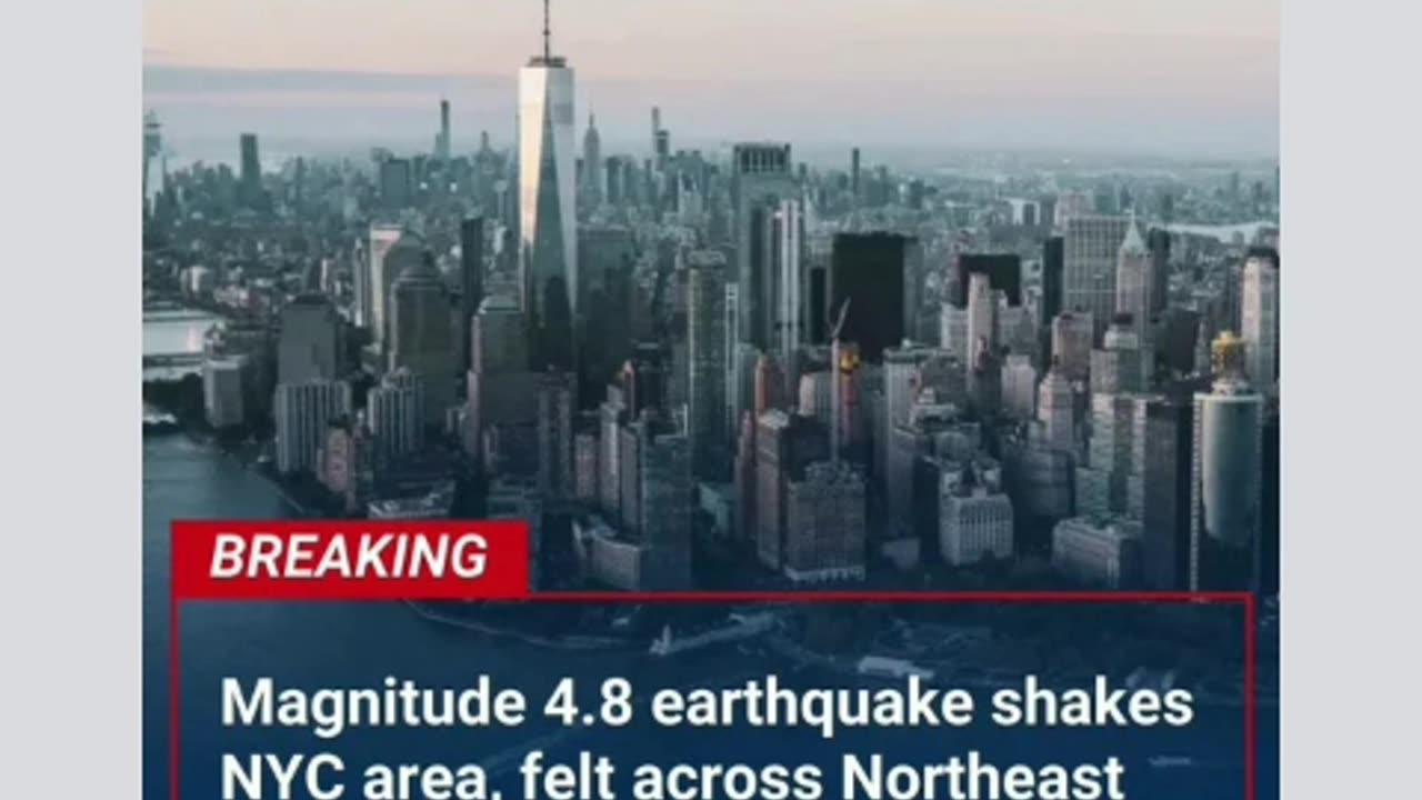 Earthquake hits new jersey jersey Pennsylvania and Boston 4/5/24