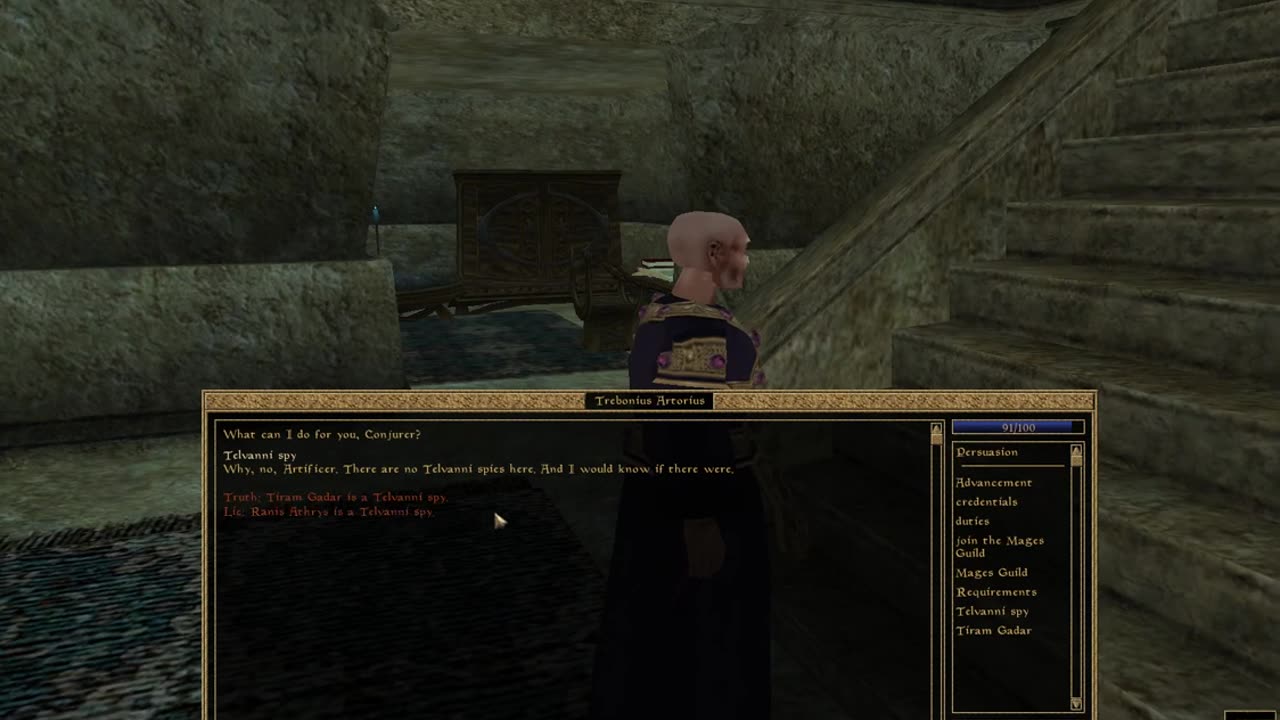 Catch A Spy Quest Walkthrough - Elder Scrolls Morrowind