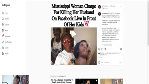Who Shoots Husband on FACEBOOK LIVE