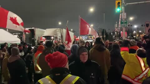 Truckers Ambassador Bridge Record Turnout