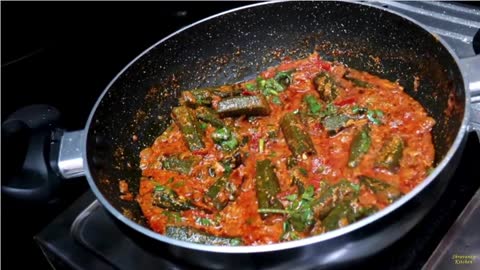 LadiesFinger Masala Curry