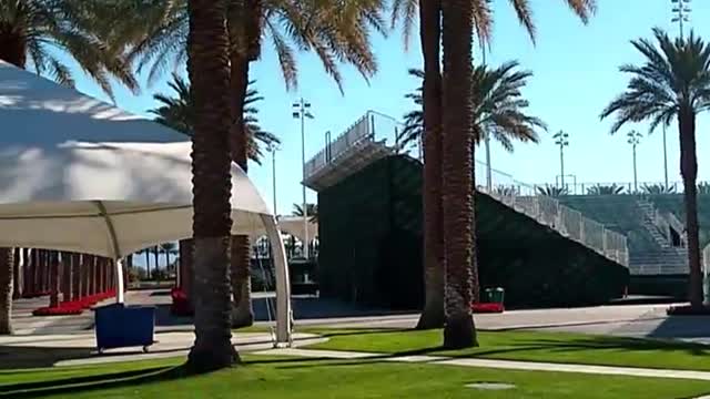 VISITING INDIAN WELLS TENNIS GARDENS PALM DESERT CALIFORNIA