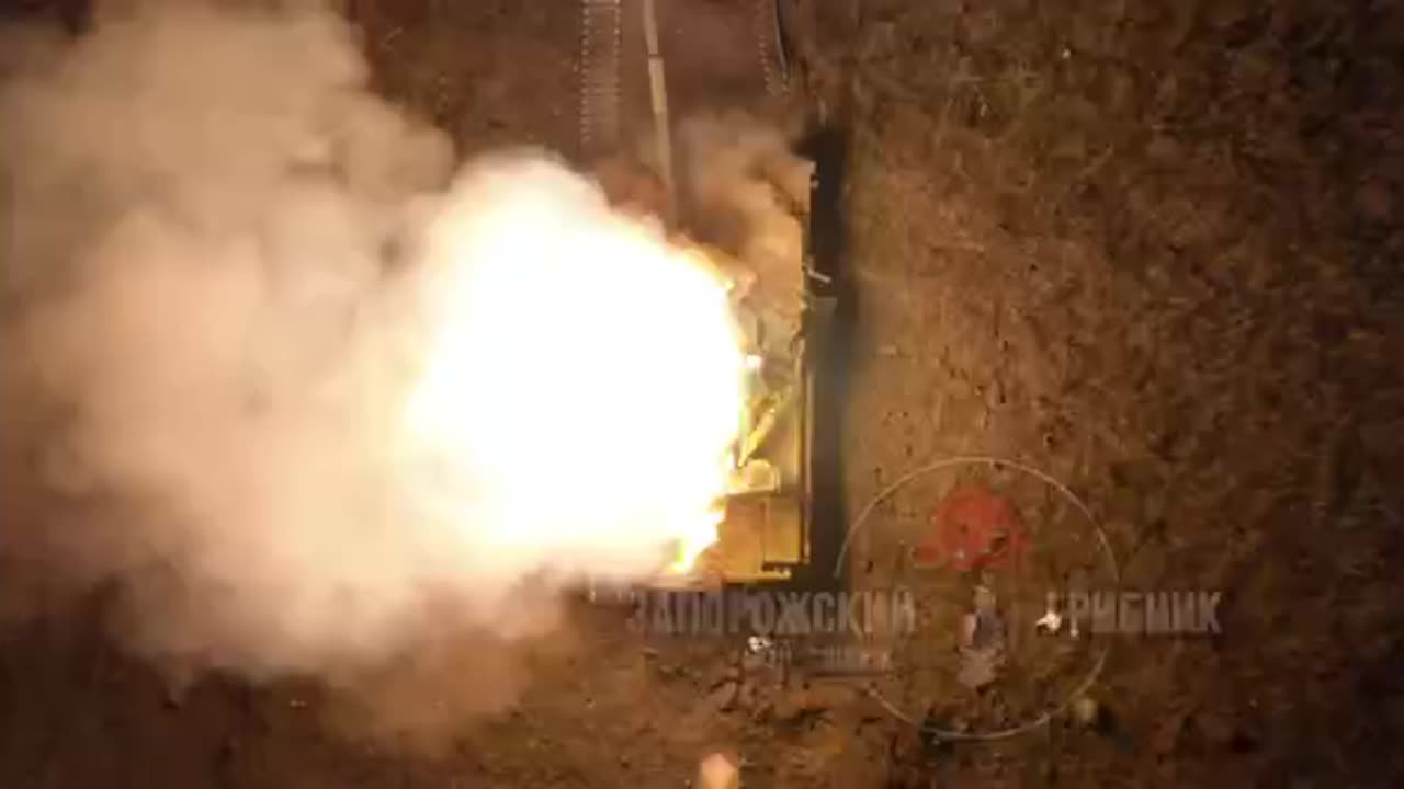 Another Russian Tank Destroyed by 50$ Grenade