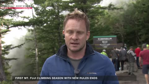 First Mt. Fuji climbing season with new rules endsーNHK WORLD-JAPAN NEWS