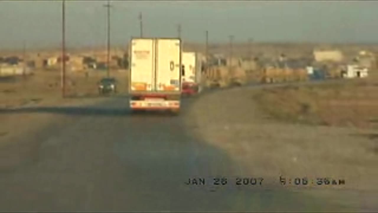 Personal Iraq convoy footage! FOB QWEST to FOB Warrior