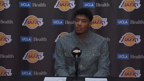 Rui Hachimura Talks Lakers DEBUT, Postgame Interview