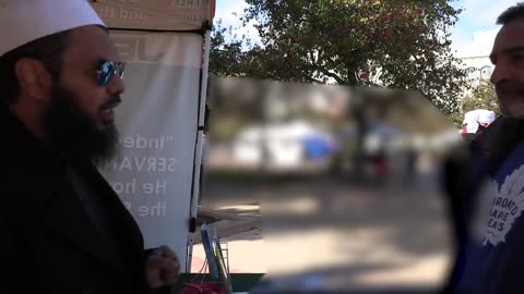 Muslim came to ask questions from Canada & non-Muslims came to the Booth