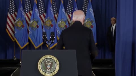 Joe Biden in Milwaukee - Vigorous Entry vs. Confused Stage Exit