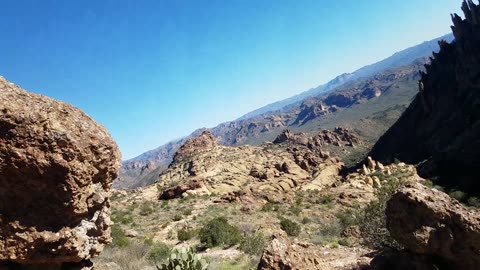 The mountain's eye on Peralta trail