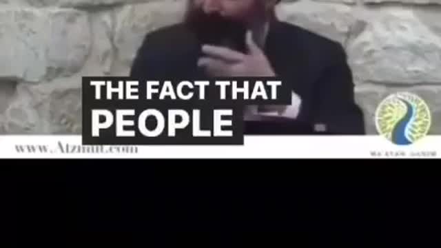 This Rabbi does not mince his words.