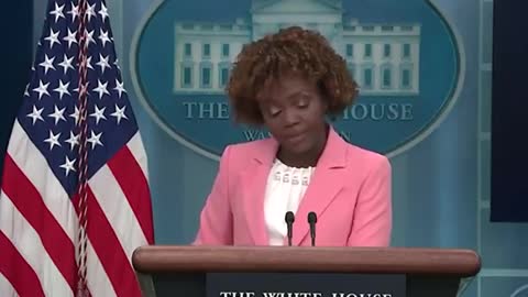 KARINE JEAN PIERRE CALLED OUT FOR ACTING LIKE IT'S PERFECTLY NORMAL FOR BIDEN TO CALL ON DEAD PEOPLE