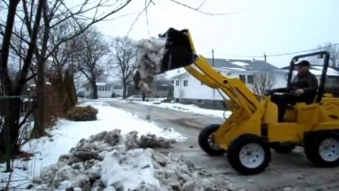 MINI DIY LOADER CLEAN SNOW