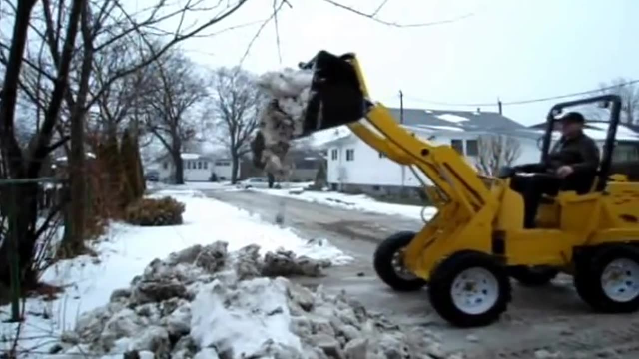 MINI DIY LOADER CLEAN SNOW