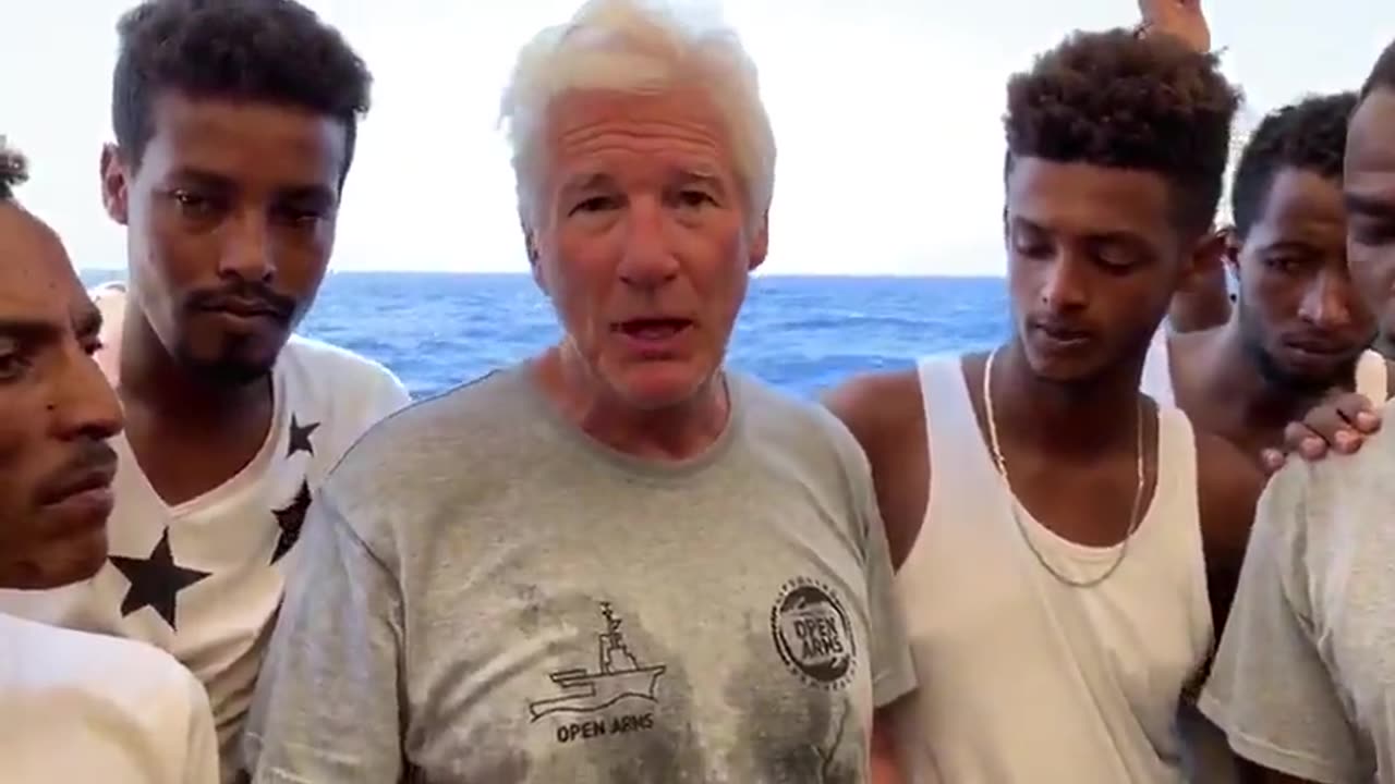 The millionaire actor Richard Gere actively encouraging Third World occupation of Europe