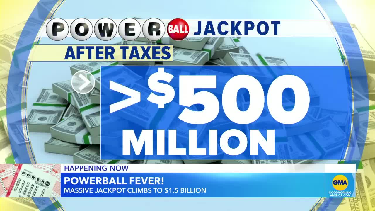 Massive Powerball jackpot now at $1.5 billion l GMA