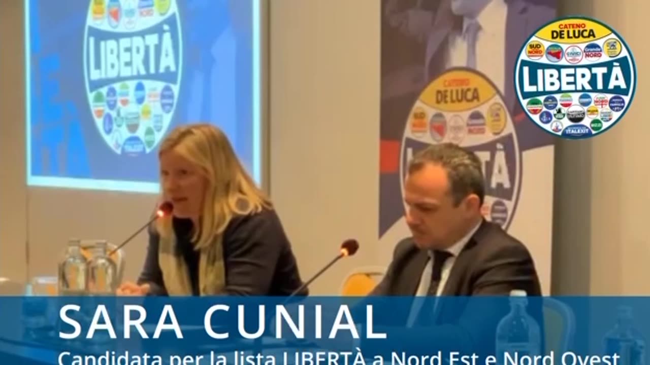 Sara Cunial, Candidata con la lista LIBERTÀ a Nord Est e Nord Ovest