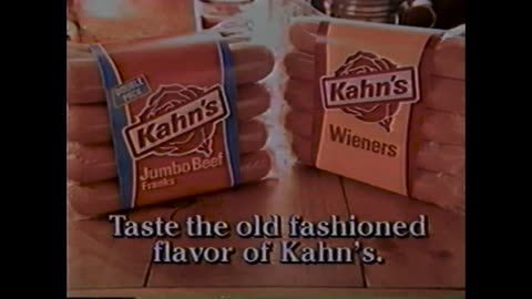 April 30, 1990 - Promo for Connie Chung 'Face to Face' with Gene Wilder & Kahn's Hot Dog Ad