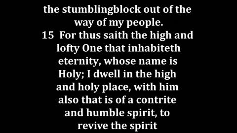 Isaiah 57 King James version