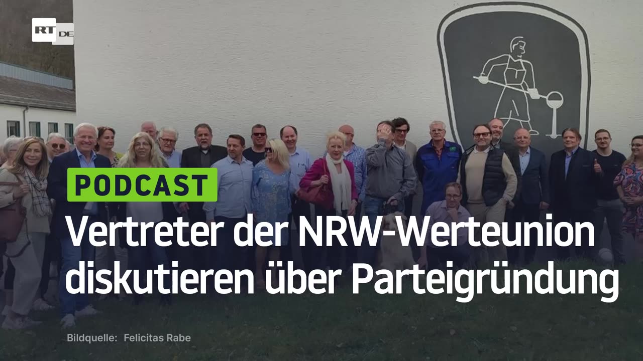 Vertreter der NRW-Werteunion diskutieren über Parteigründung