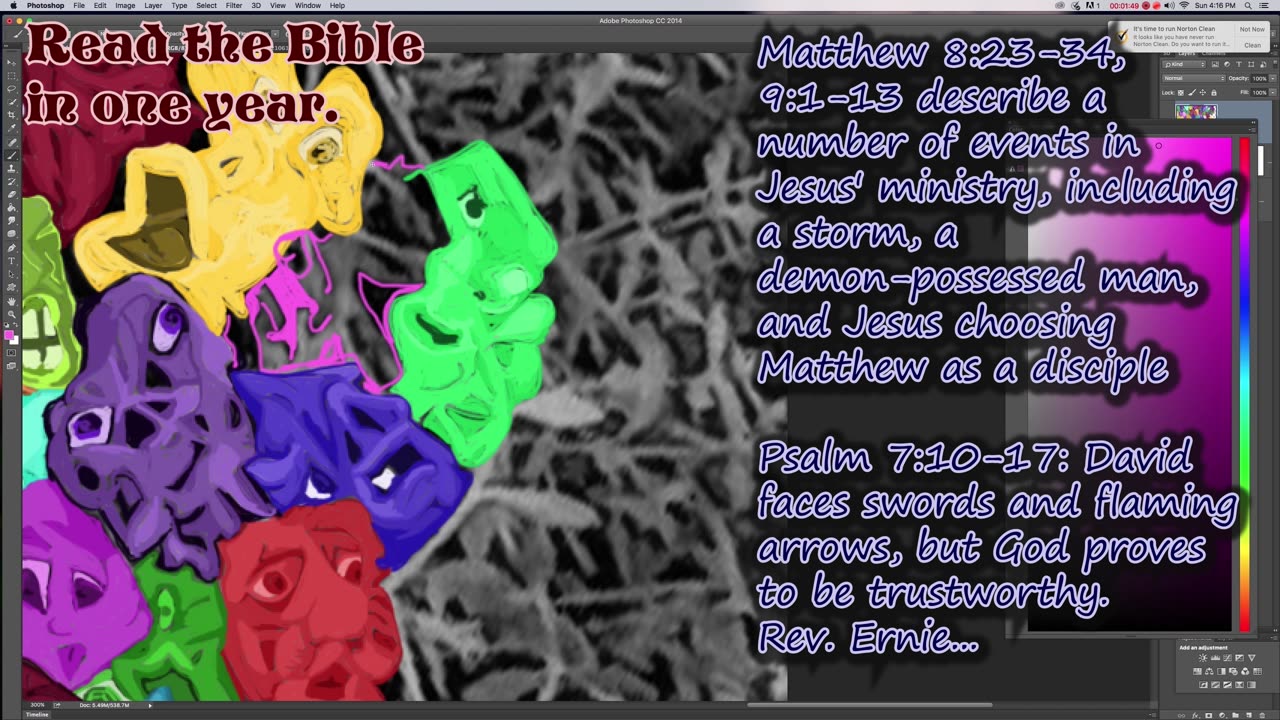 Message from Rev. Ernie: Let's read the Bible in one year! Day 10