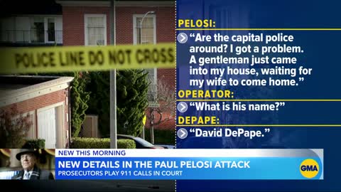 Paul Pelosi attacker appears in court l GMA
