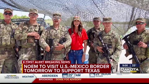 Breaking - South Dakota Governor Kristi Noem Heads To Texas