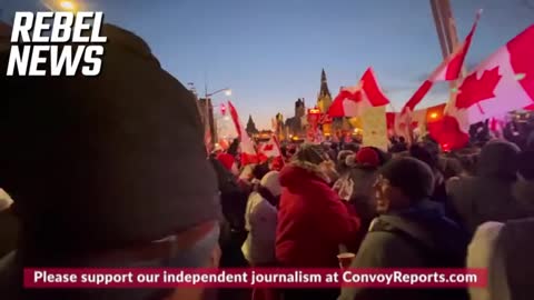 Concert currently taking place on Parliament Hill in Ottawa.