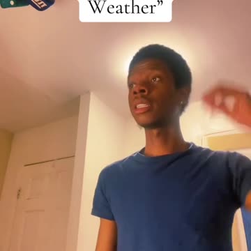 When Someone Considers Rainy Days To Be “Bad Weather”