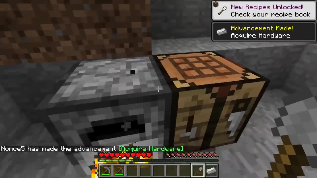 I got diamonds in Minecraft in 2 minutes