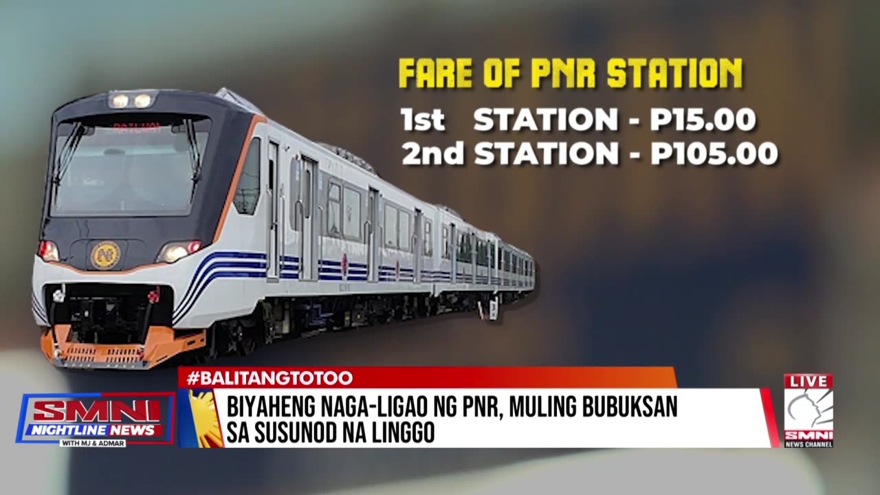Biyaheng Naga-Ligao ng PNR, muling bubuksan sa susunod na Linggo