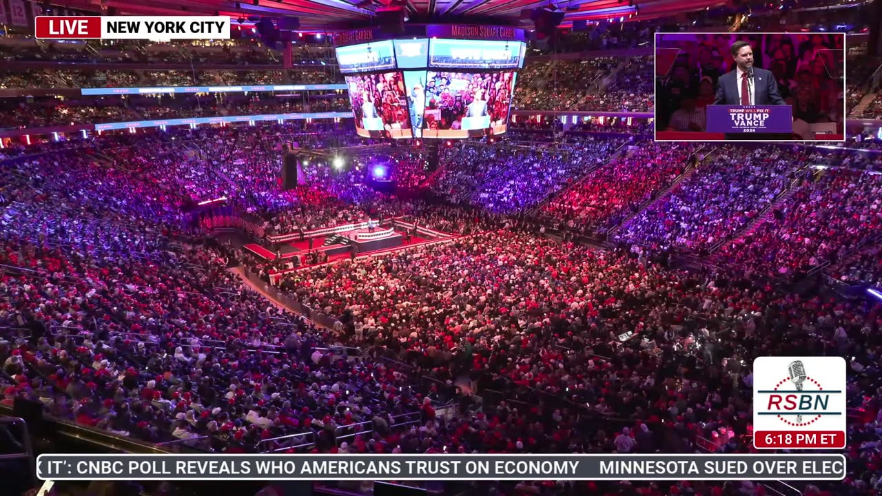 FULL SPEECH: Vice Presidential Nominee, Senator JD Vance Delivers Remarks at Madison Square Garden