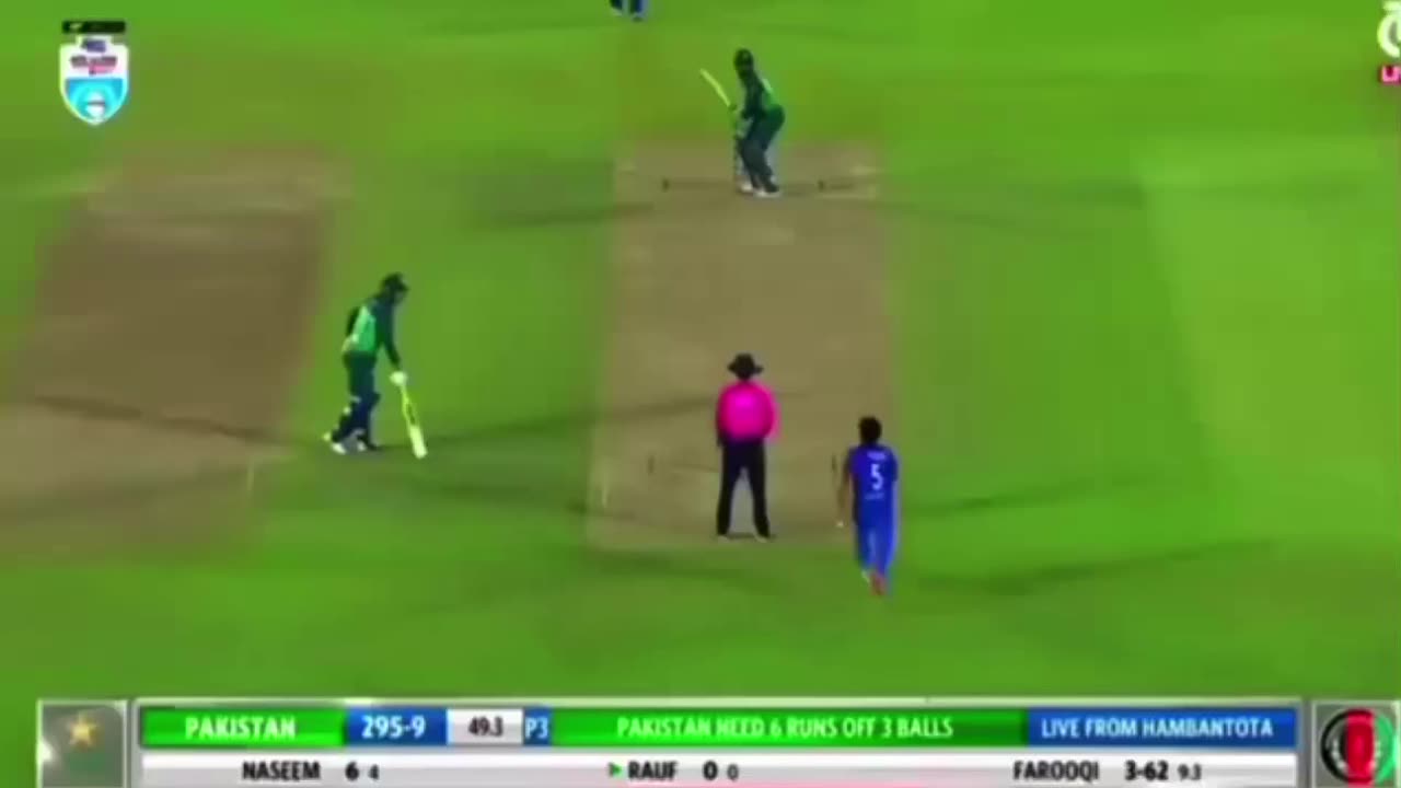 Pak vs afg thrilling last over