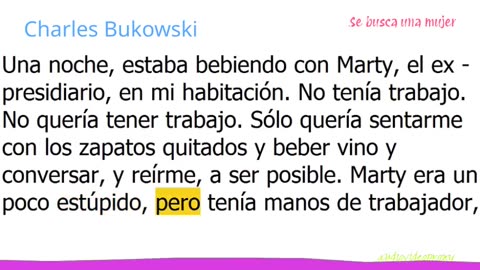 Charles Bukowski - Se busca una mujer 2/2